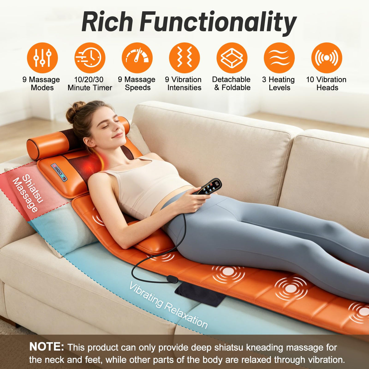 Full Body Massage Mat with Foot Massager R795