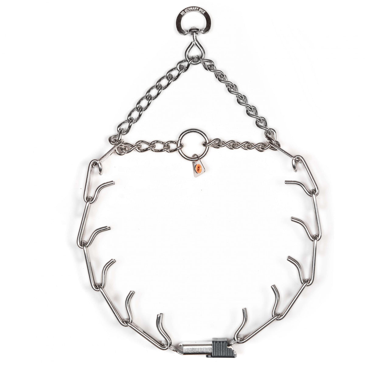 Adjustable Stainless Steel Prong Collar with Quick Release Buckle Y7385