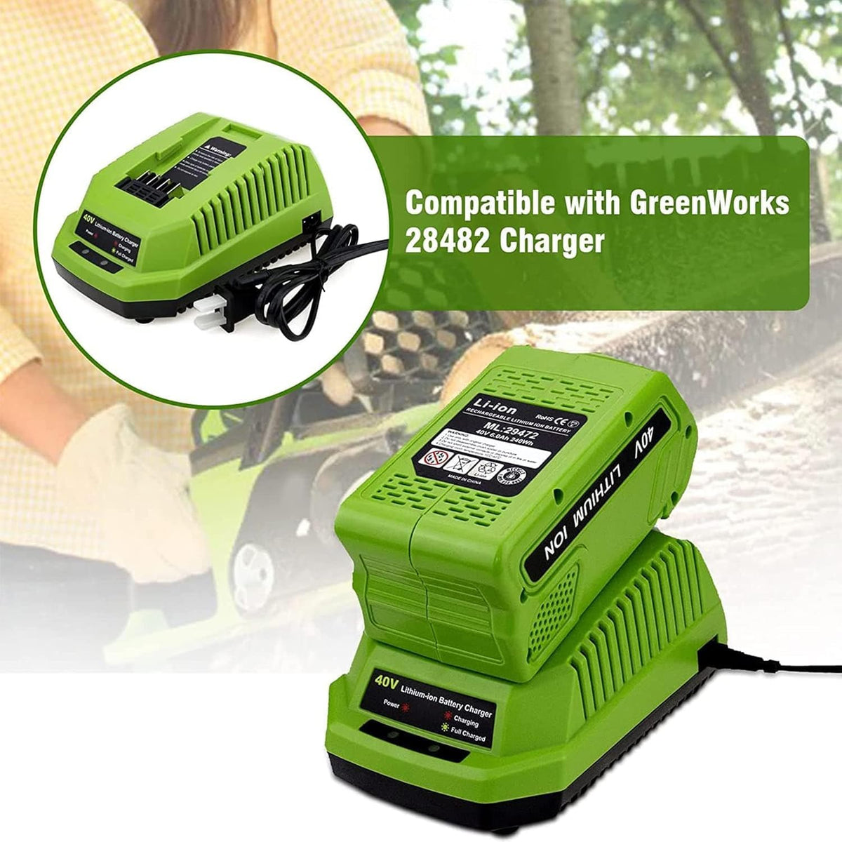 40V 2.0Ah Battery U21105