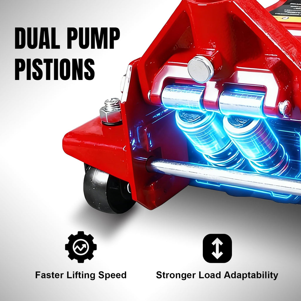 4 Ton Hydraulic Low Profile Floor Jack E766