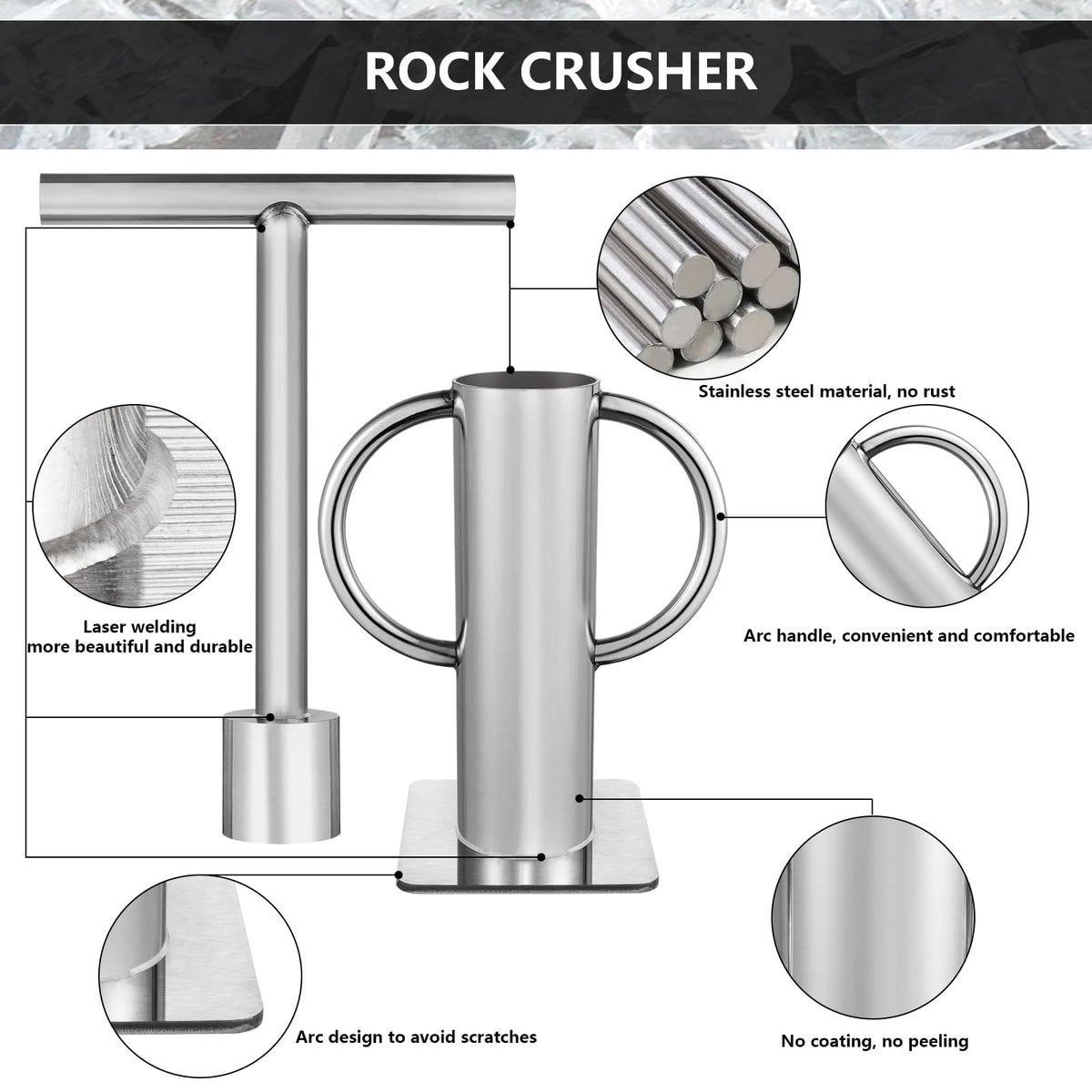 Stainless Steel Rock Crusher N231