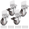 2 Inch L-Shaped Rubber Caster Set of 4 Q39882
