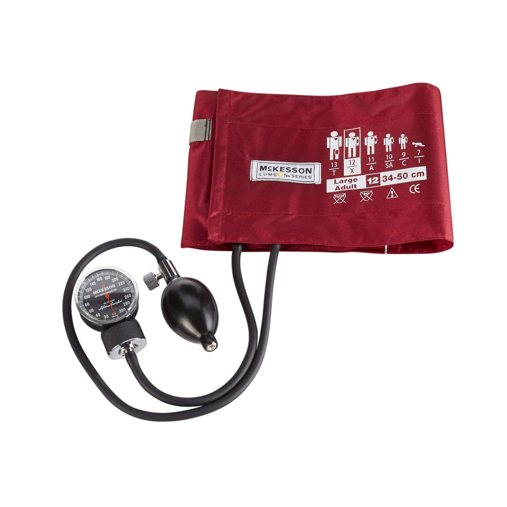 Aneroid Sphygmomanometer, Burgundy, Large, 34-50 cm, 1 ct T79279
