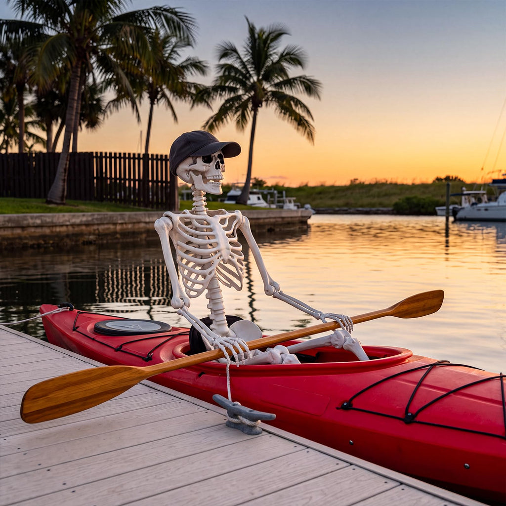 Halloween Life Size Human Skeleton with Posable Joint Q2435