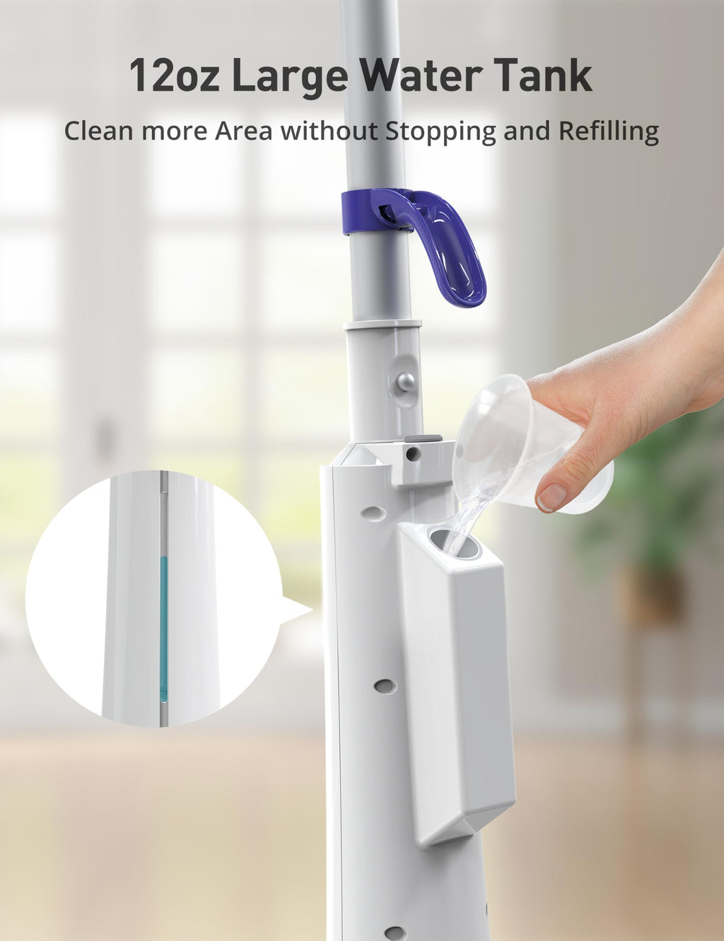 1300W Steam Mop Cleaner with 2 Washable Pads A9863