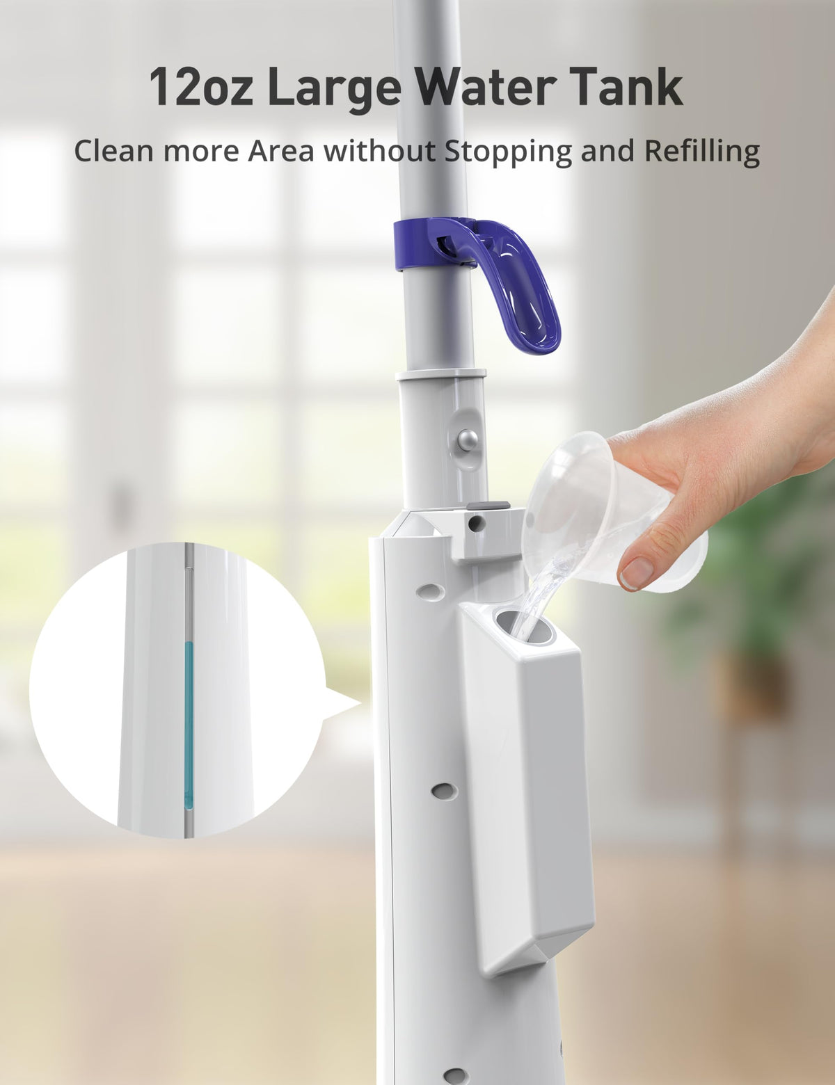 1300W Steam Mop Cleaner with 2 Washable Pads A9863