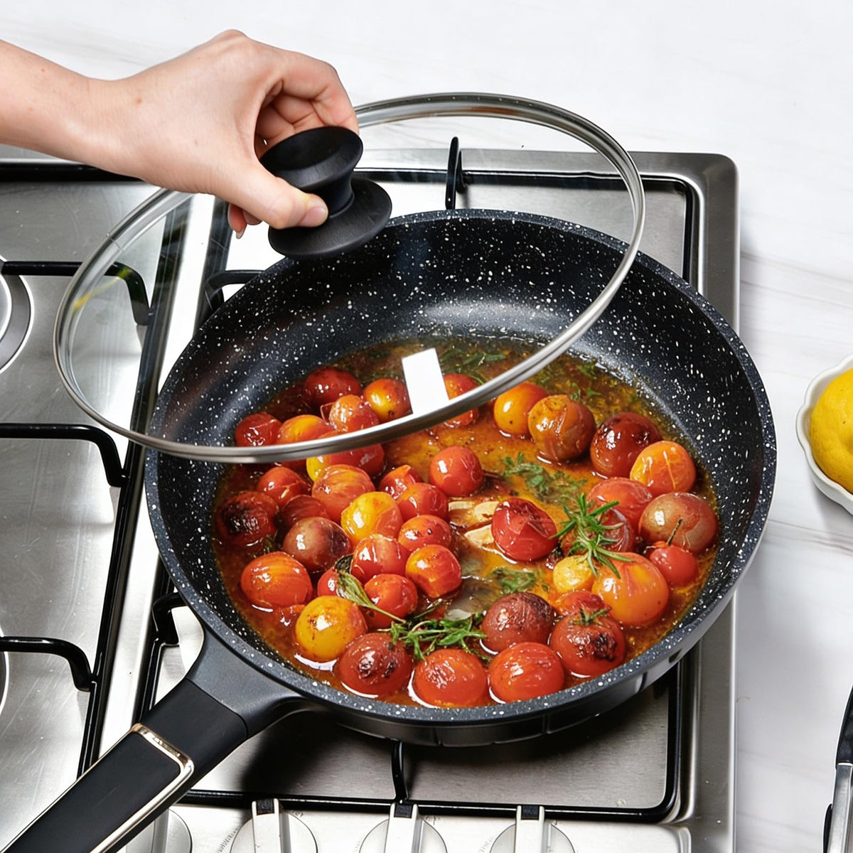 13 In Tempered Glass Lid for Cookware G238609
