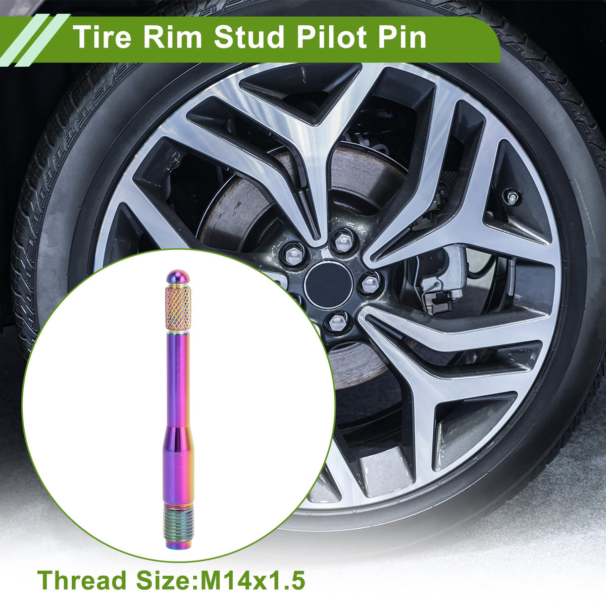 M14x1.5 120mm Stainless Steel Wheel Alignment Pin W48695