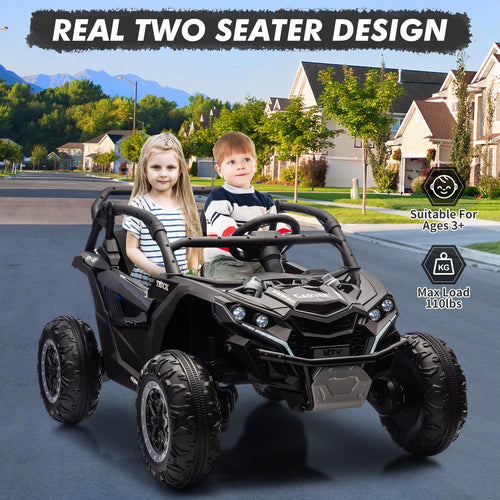 24V 2-Seater Kids Ride on Car with Remote Control 4WD Electric Truck T61451