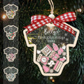 Baby's First Christmas Ornament 2026 Acrylic Wooden 5" H339929