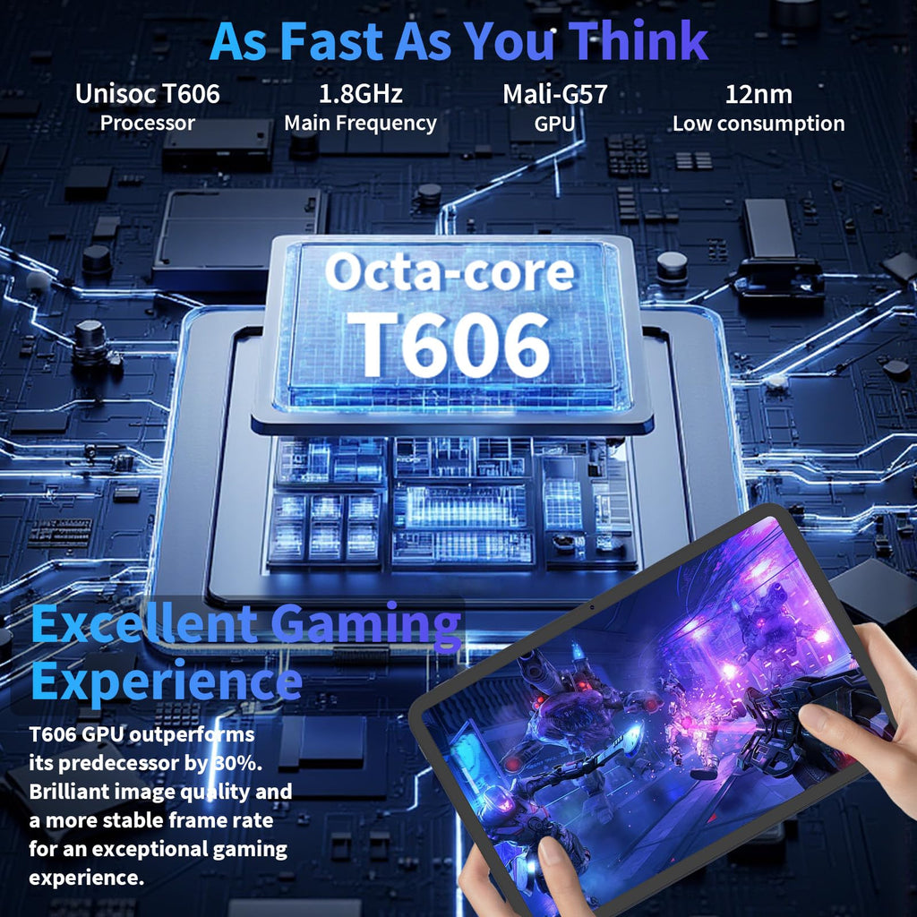 10 Inch Android Tablet with Keyboard H69559