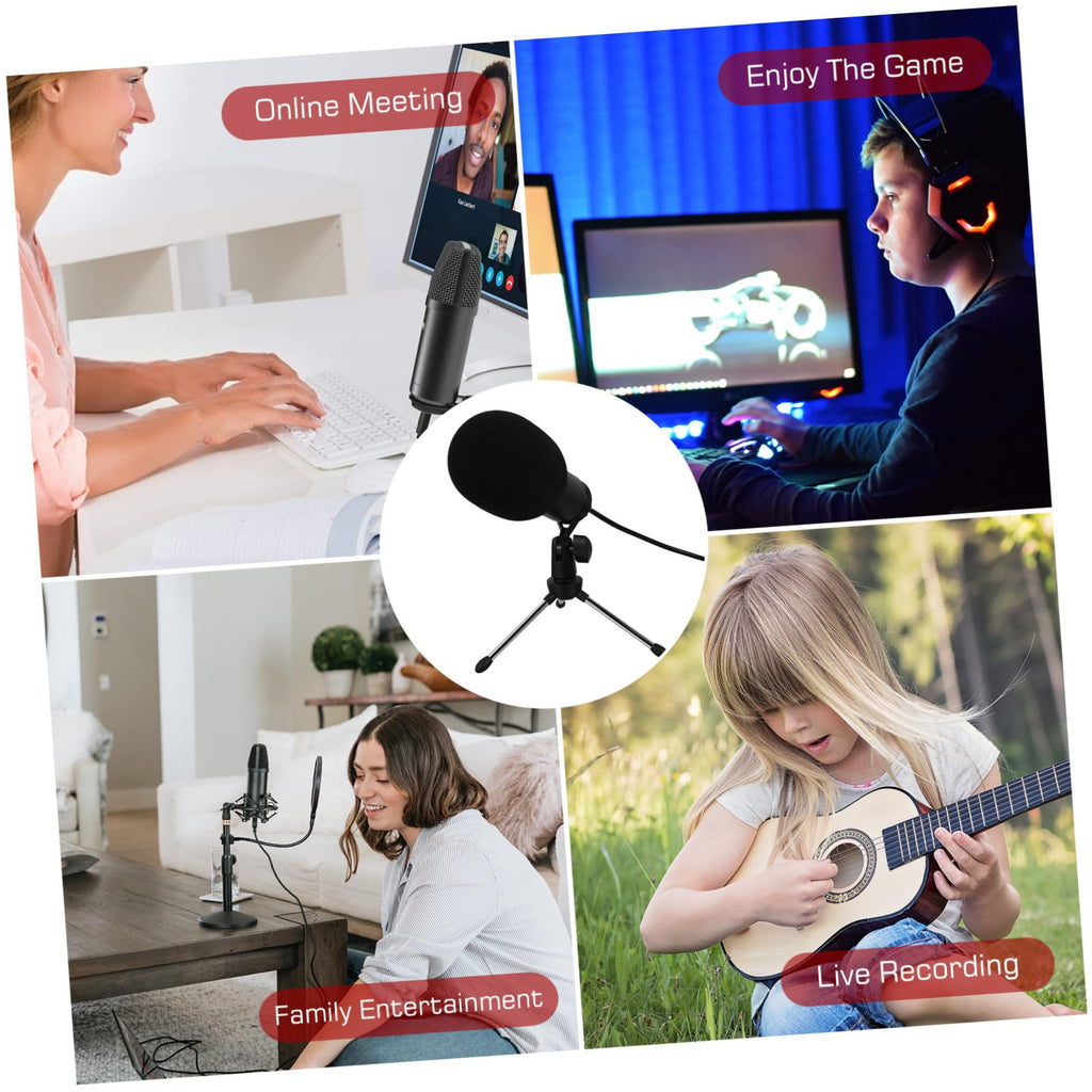 USB Condenser Microphone with Tripod Stand and USB Cable C76213