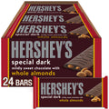 Dark Chocolate with Whole Almonds Candy Bars 1.45 oz 24 Count J4474