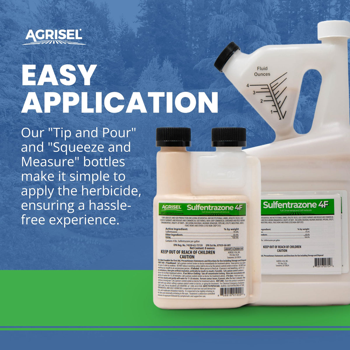 Sulfentrazone 4F Pre-Emergent Weed Killer 8 Ounces S784