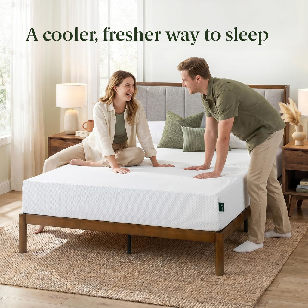 8 Inch Green Tea Cooling Gel Memory Foam Mattress Twin X597