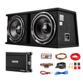 Dual 12" Enclosed Powered Subwoofer with Amplifier N95725