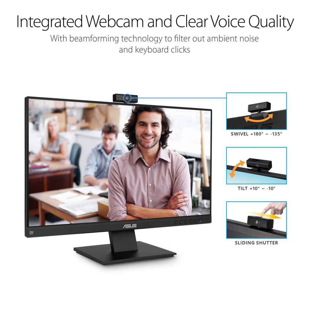 24 Inch 1080P Computer Monitor with Webcam L4223