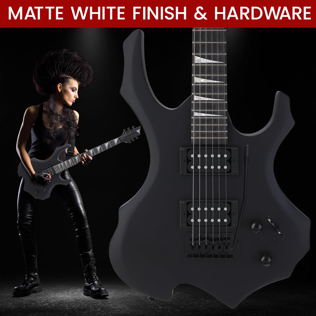 Black Electric Guitar with Amplifier Kit Q47906