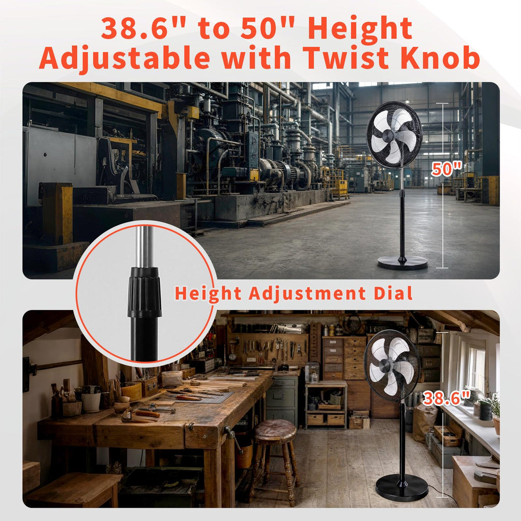 20 Inch Pedestal Fan K7222