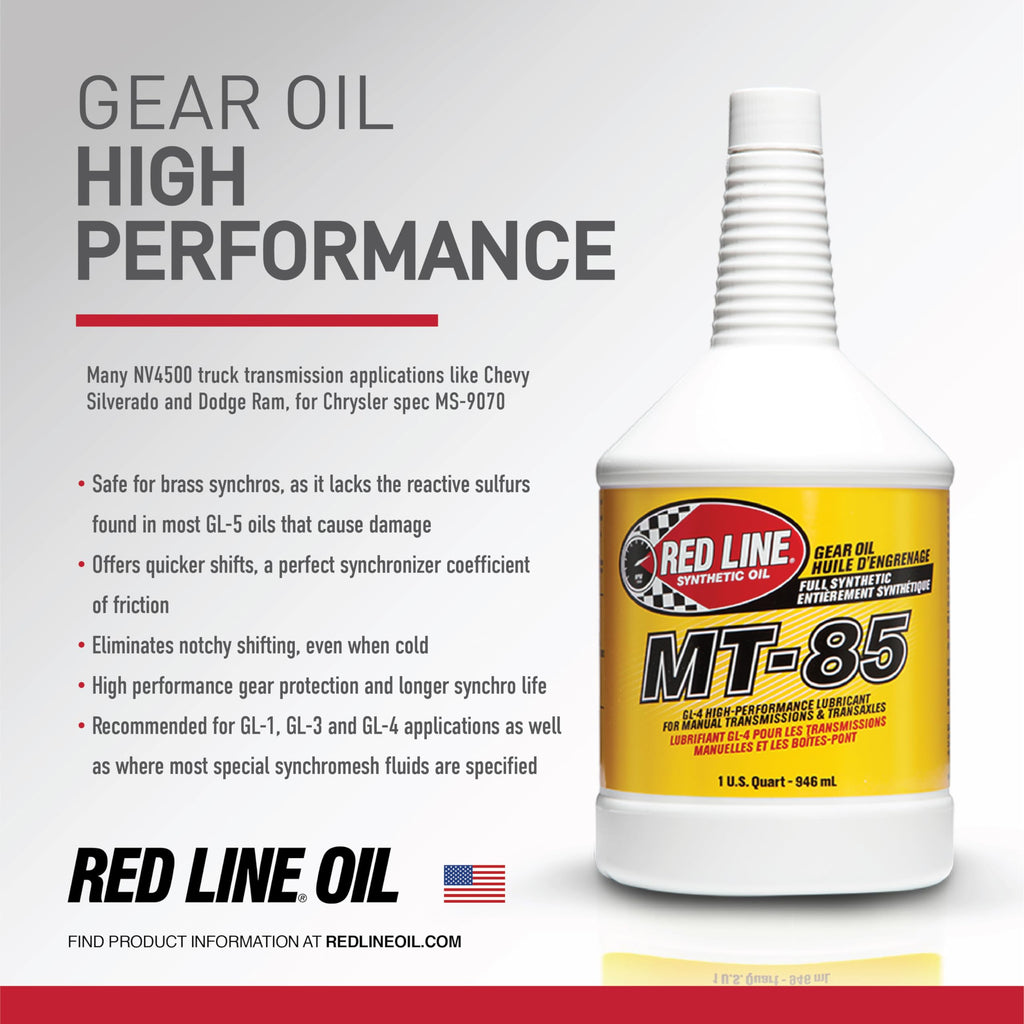 75W85 GL-4 Manual Transmission Gear Oil 1 Gallon E4565