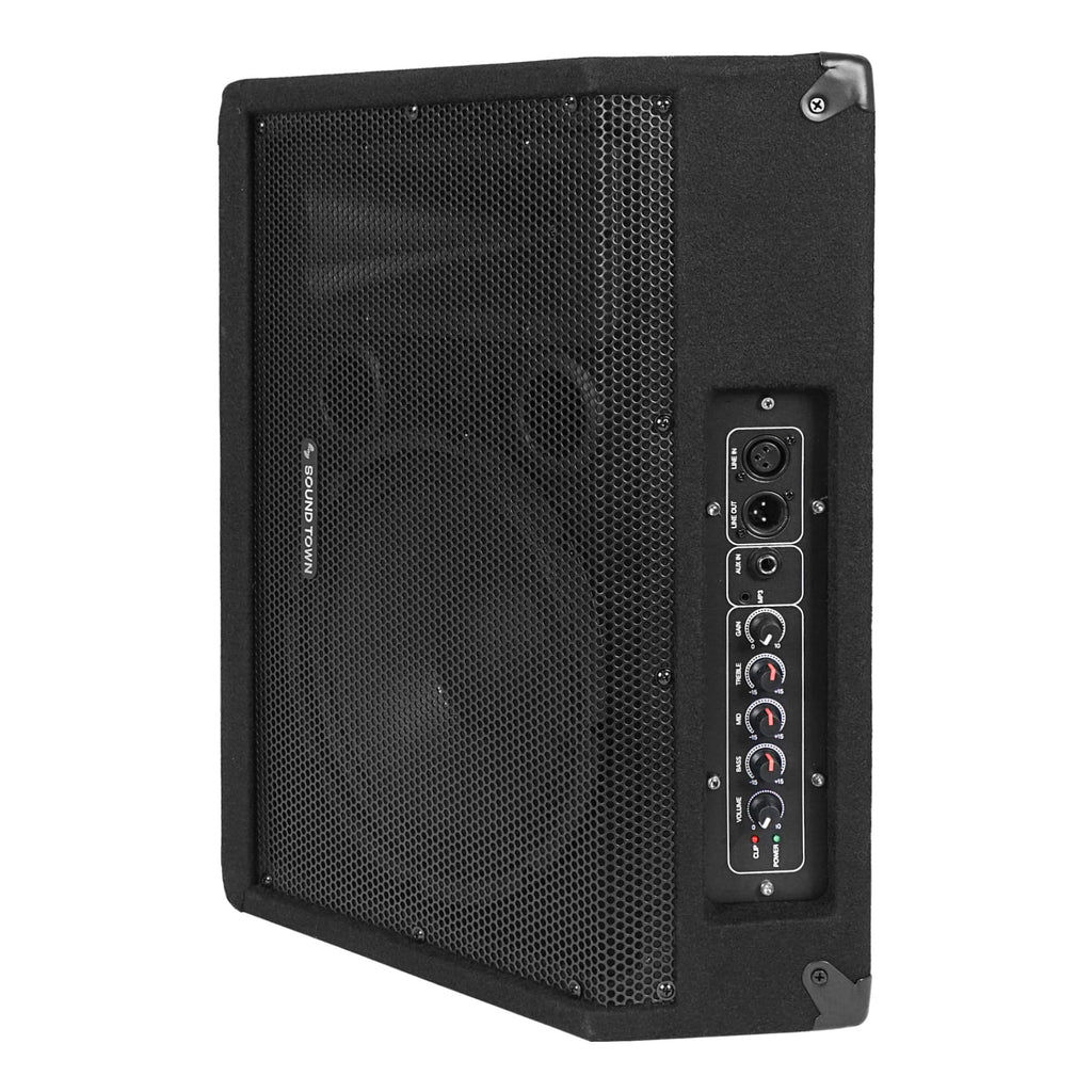 2-Pack Powered PA Speakers 10” 300W S233