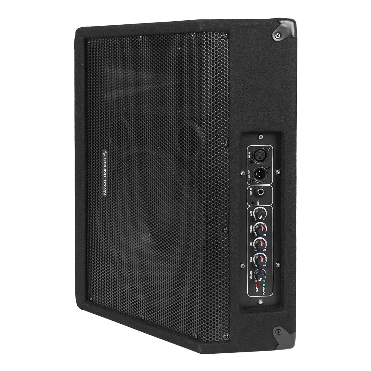 2-Pack Powered PA Speakers 10” 300W S233