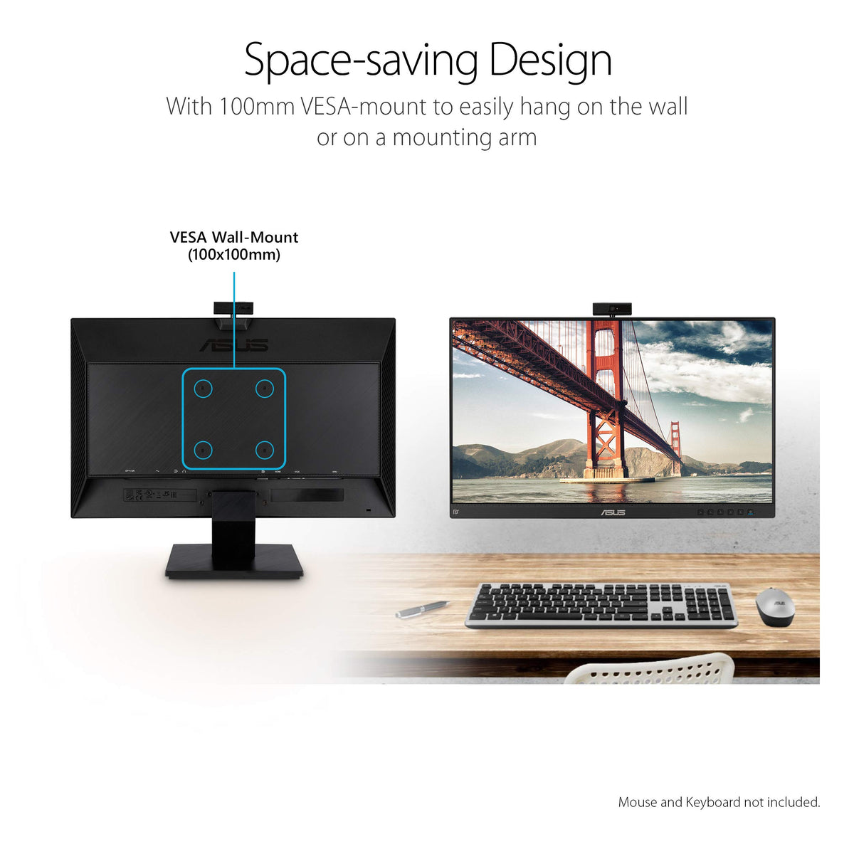24 Inch 1080P Computer Monitor with Webcam L4223