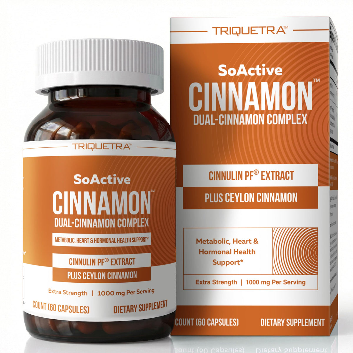 Cinnamon 1000mg Extract 60 Vegan Capsules V67884