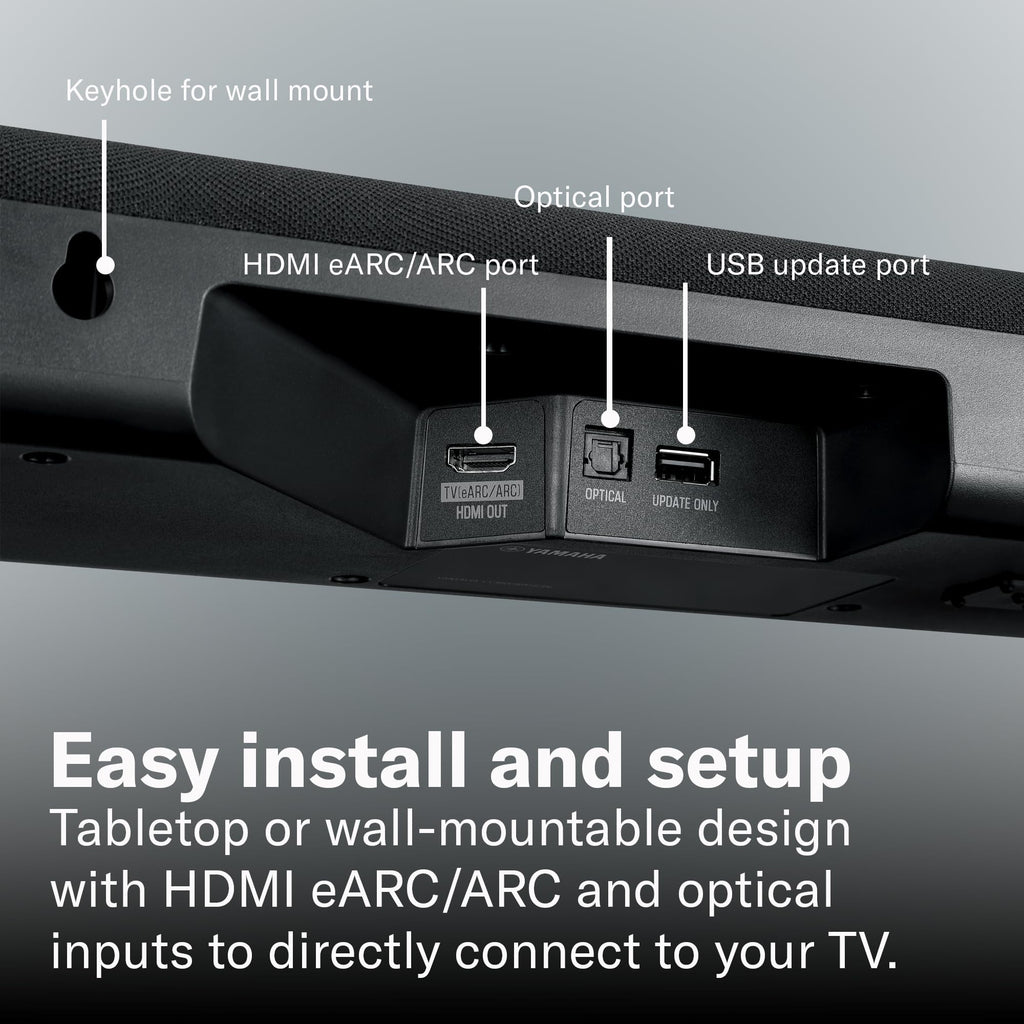 Black Sound Bar with Wireless Subwoofer L955599