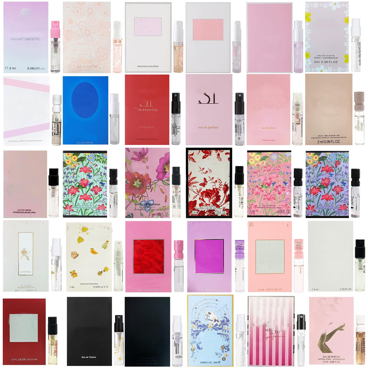 30-Piece Women's Perfume Sampler Set Y4080