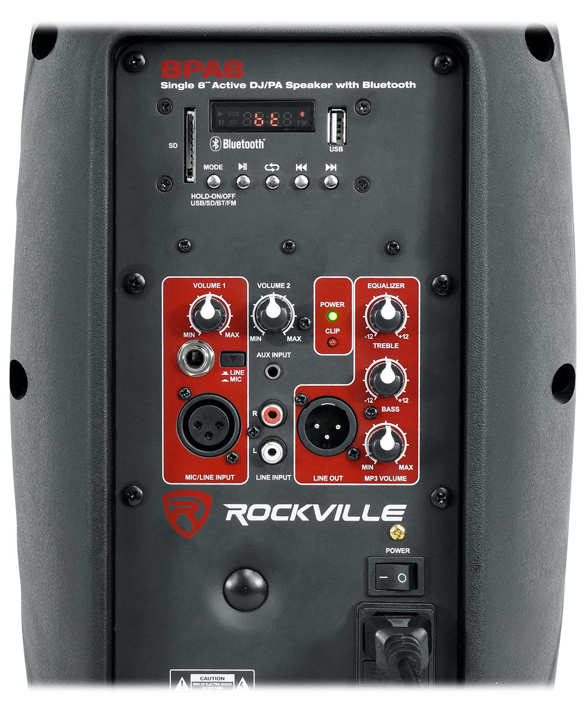 8" Powered PA Speaker with Bluetooth V211