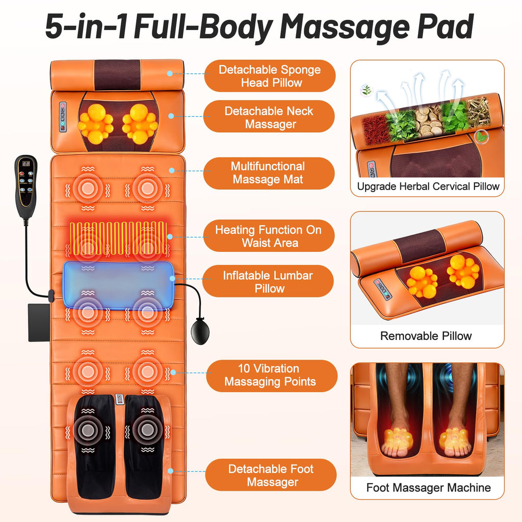Full Body Massage Mat with Foot Massager R795