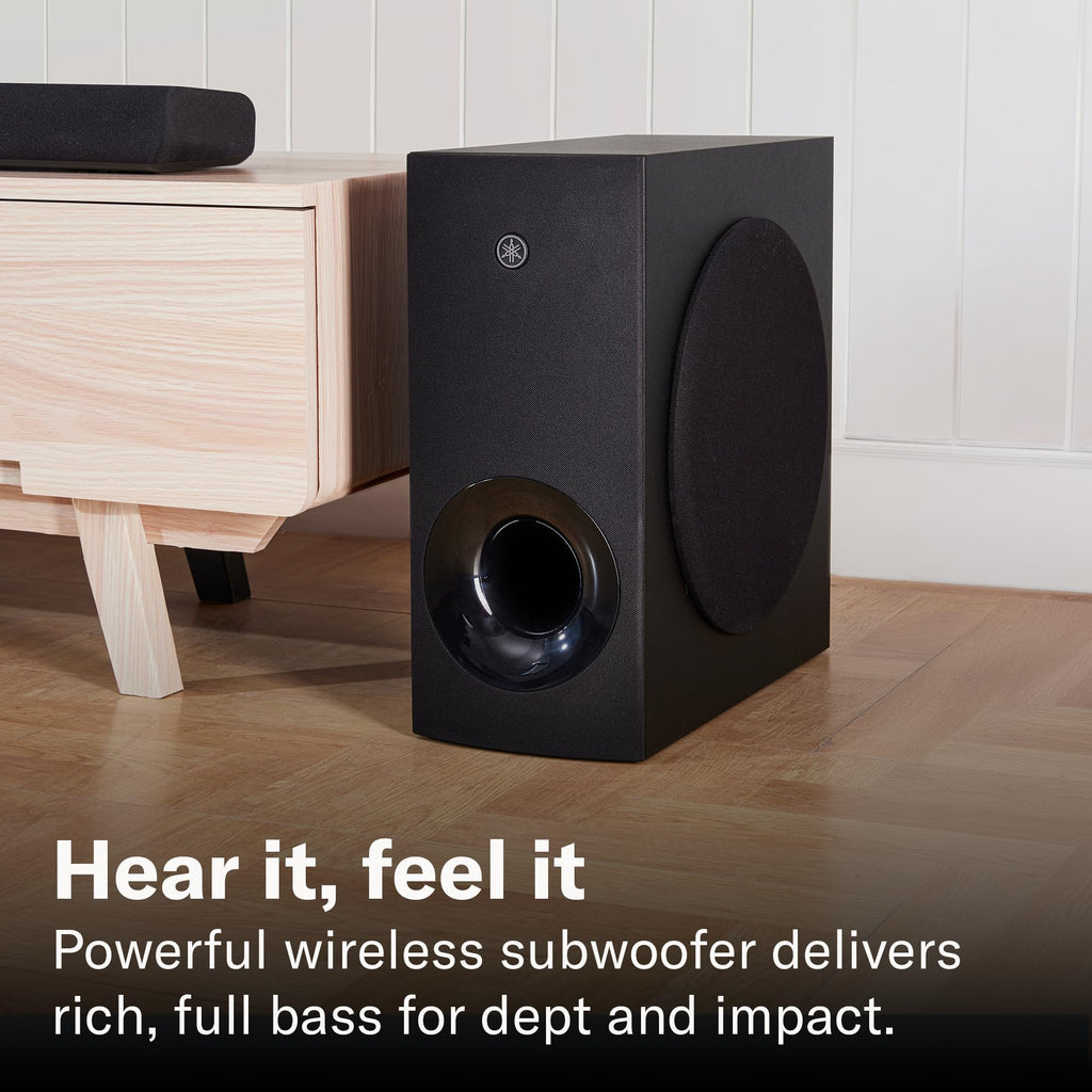 Black Sound Bar with Wireless Subwoofer L955599