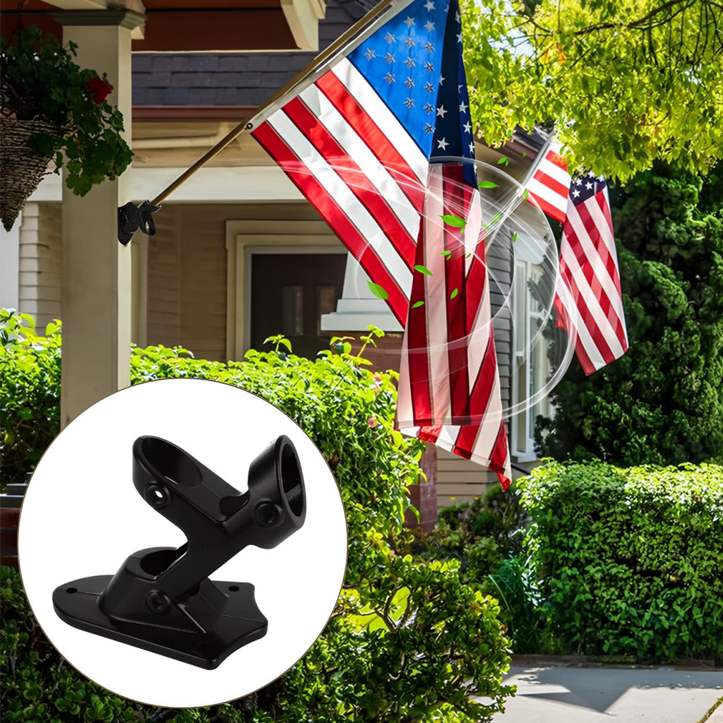 4 Pack Aluminum Flag Pole Holder Brackets 1 inch V958165