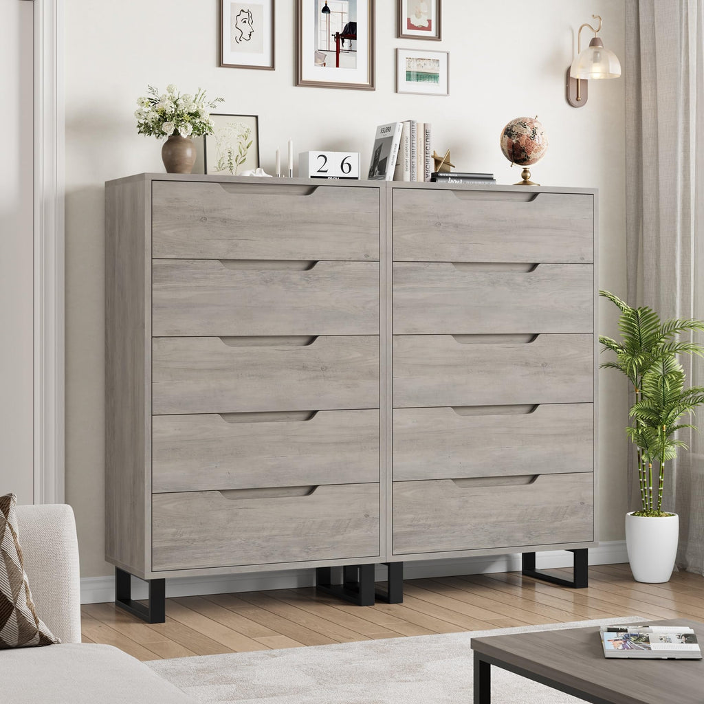 5 Drawer Vertical Dresser with Storage O79913