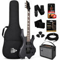 Black Electric Guitar with Amplifier Kit Q47906