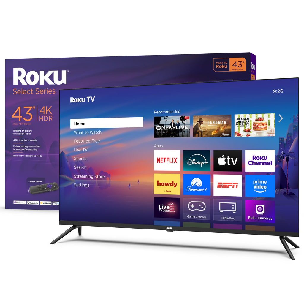 43-Inch 4K HDR LED Smart TV T848568