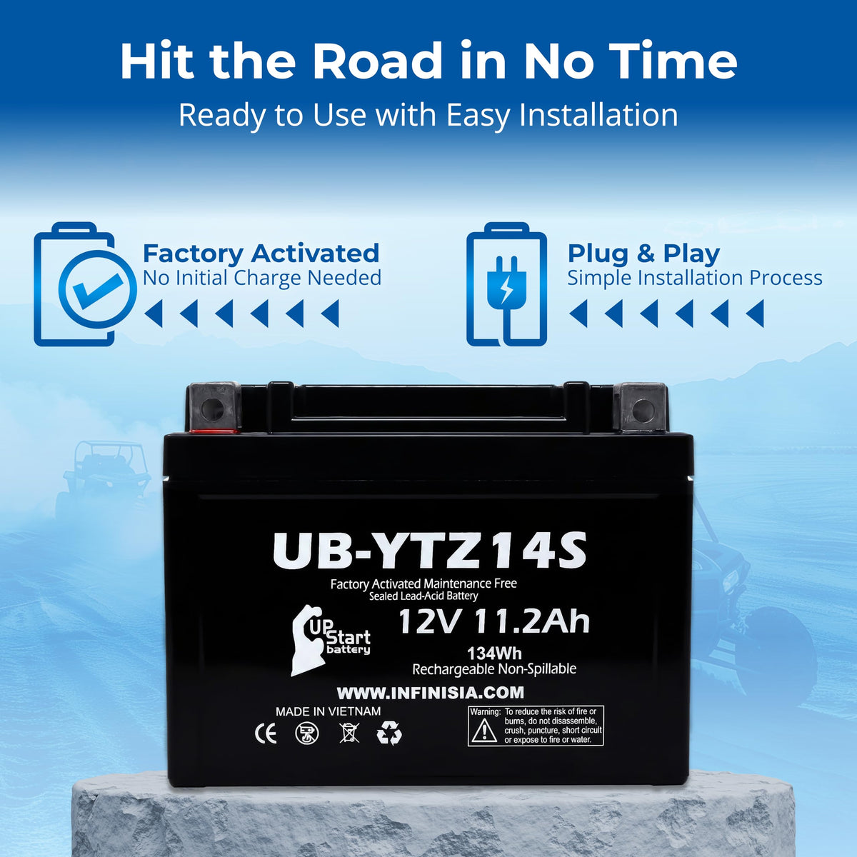 12V 11.2Ah Battery M7729