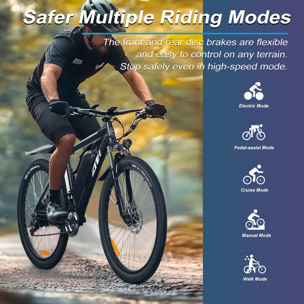 Electric Bike 1000W 20 Mph 80 Miles L684