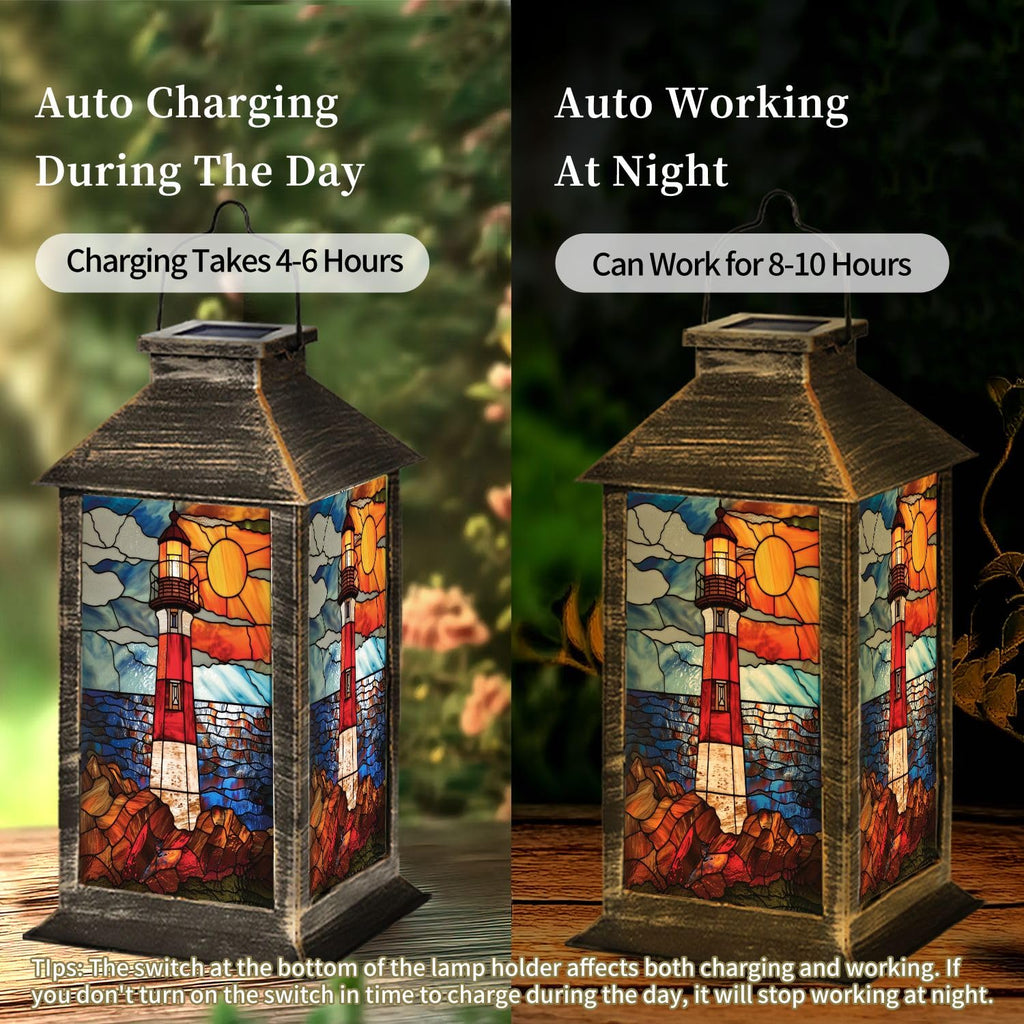 Solar Powered Waterproof Hanging Lantern S9414