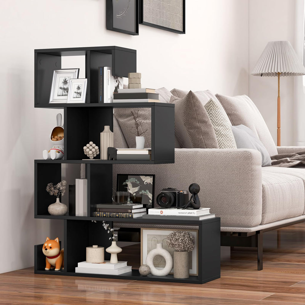 5-Tier Geometric Bookshelf E850