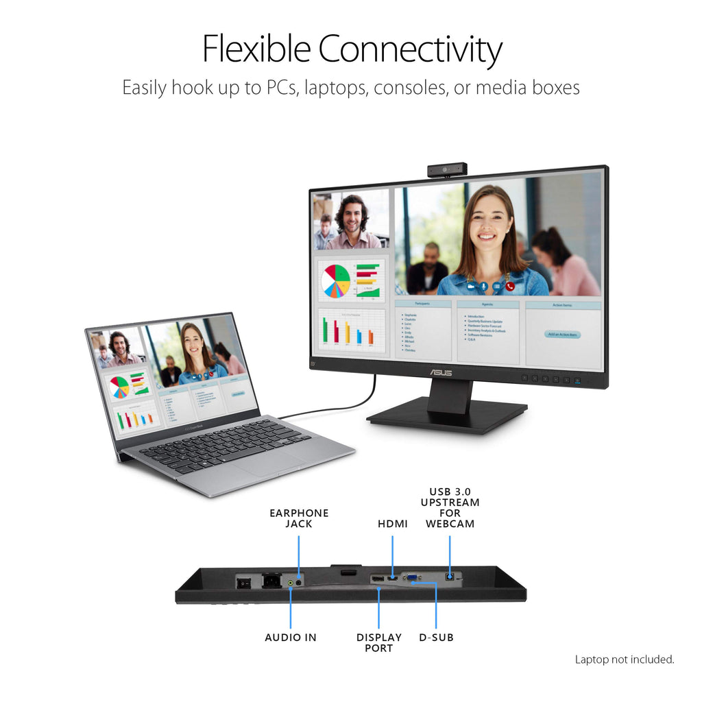 24 Inch 1080P Computer Monitor with Webcam L4223