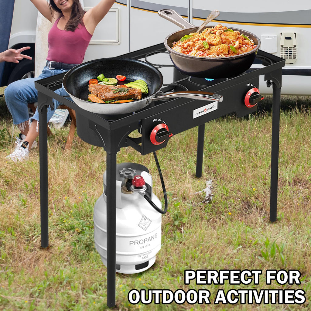 2 Burner Portable Propane Gas Grill X9017