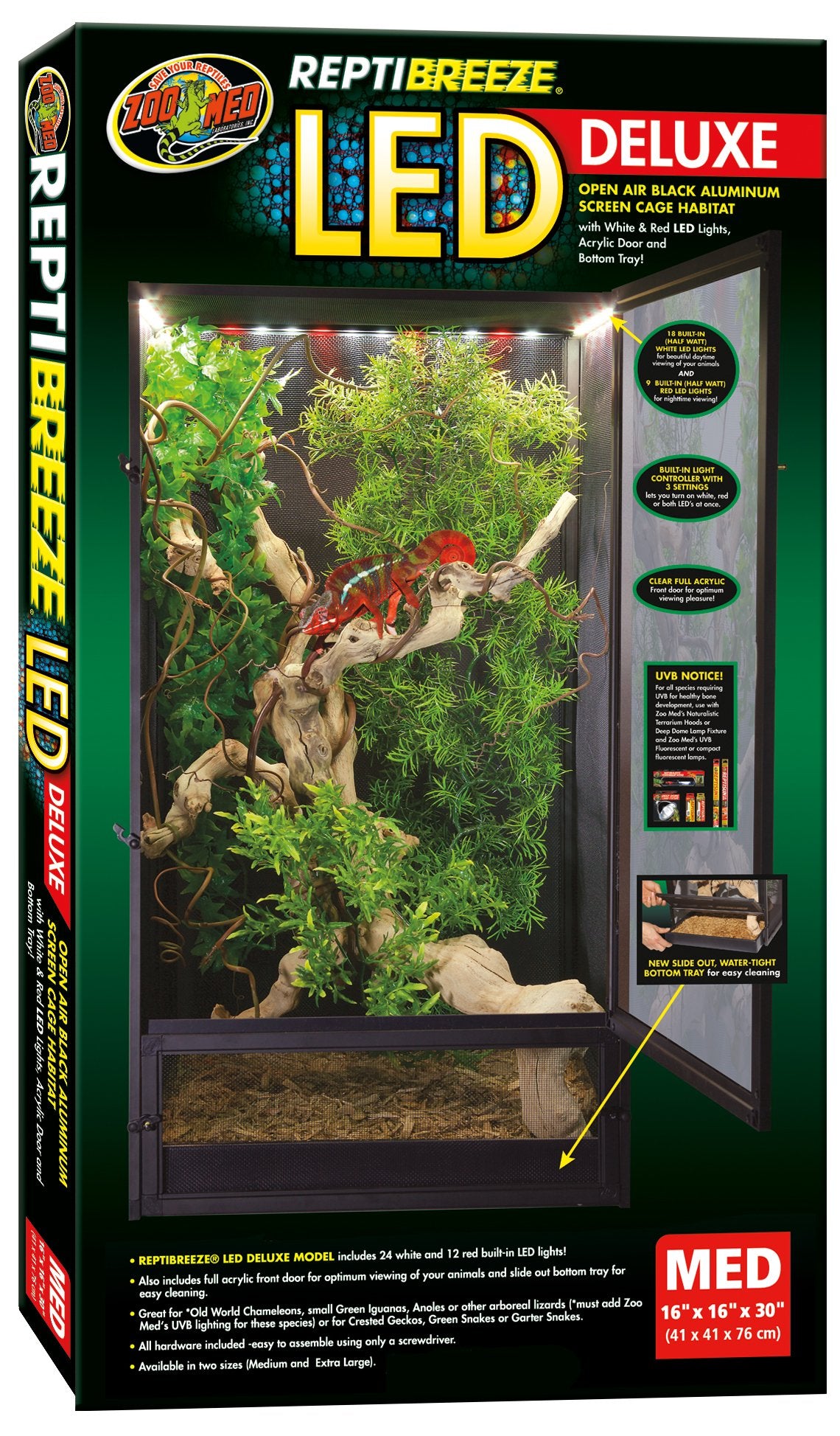 Medium Open Air Aluminum Screen Habitat F704402