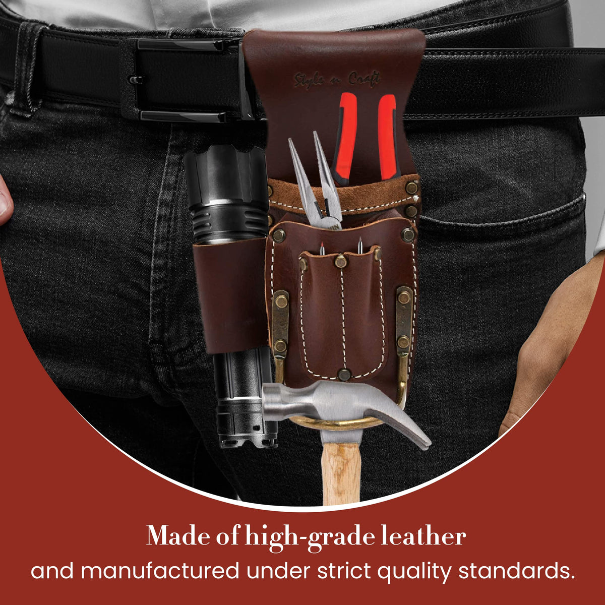9-Pocket Carpenter's Nail and Tool Pouch S841768